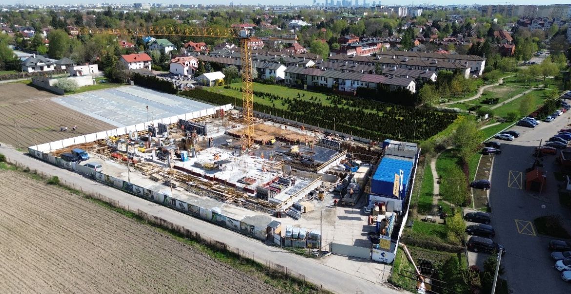 Rozpoczęliśmy prace przy konstrukcji nadziemnej budynku!